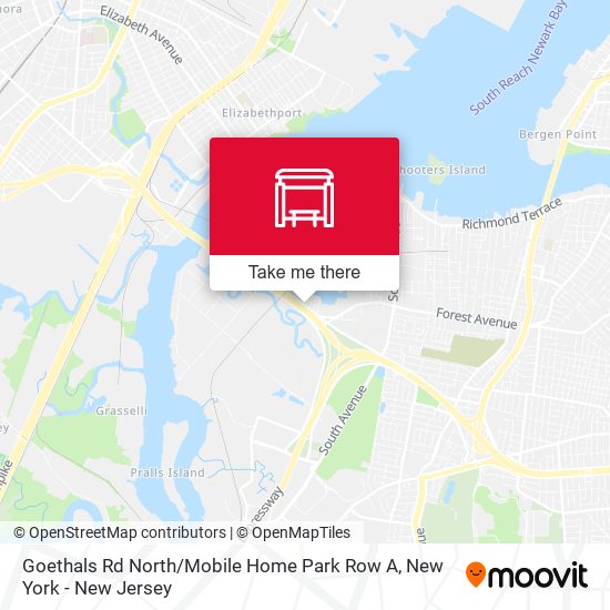 Mapa de Goethals Rd North / Mobile Home Park Row A