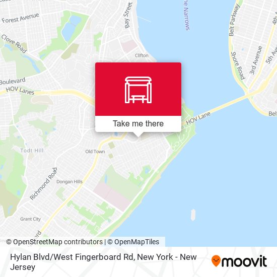 Hylan Blvd/West Fingerboard Rd map