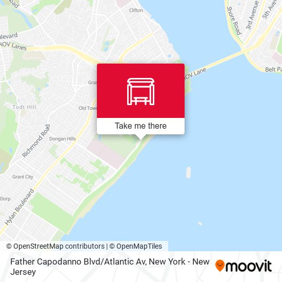 Father Capodanno Blvd / Atlantic Av map