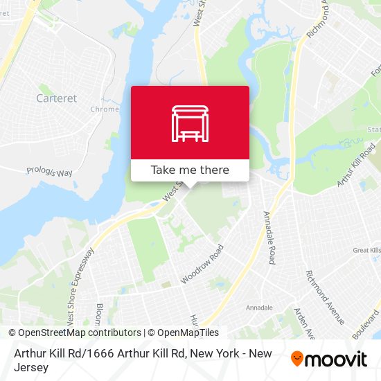 Arthur Kill Rd / 1666 Arthur Kill Rd map