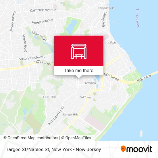 Targee St/Naples St map