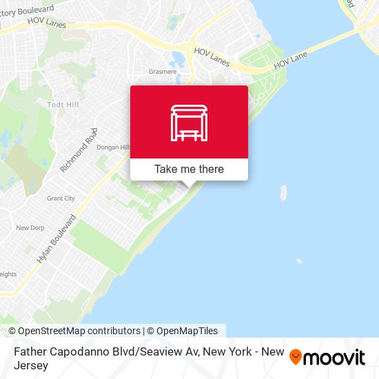 Mapa de Father Capodanno Blvd / Seaview Av