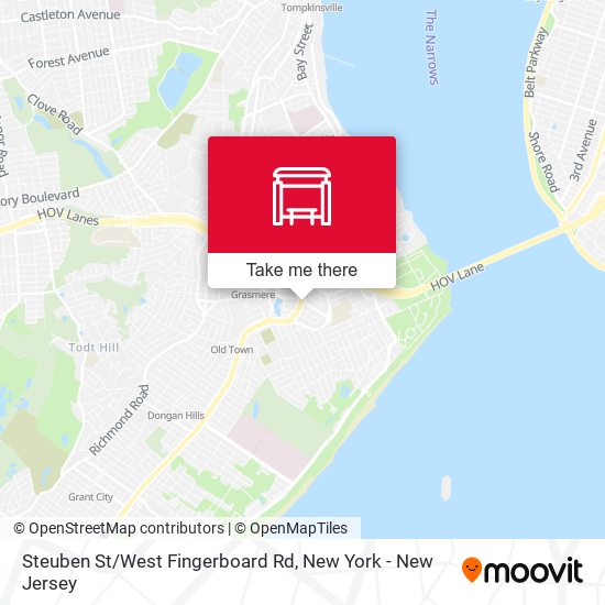 Steuben St/West Fingerboard Rd map