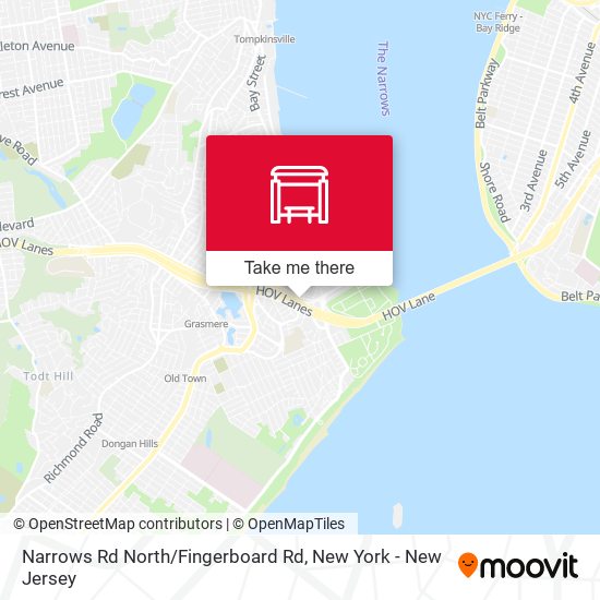 Mapa de Narrows Rd North / Fingerboard Rd