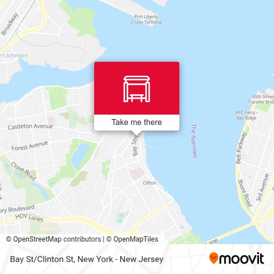 Bay St/Clinton St map