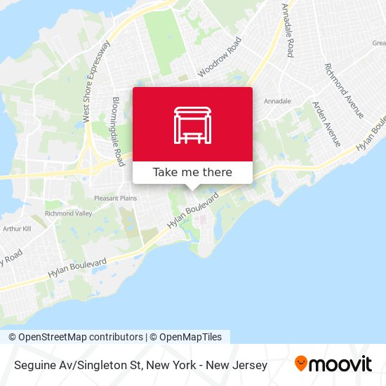 Mapa de Seguine Av/Singleton St