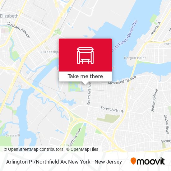 Mapa de Arlington Pl/Northfield Av