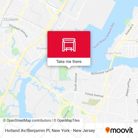 Holland Av/Benjamin Pl map