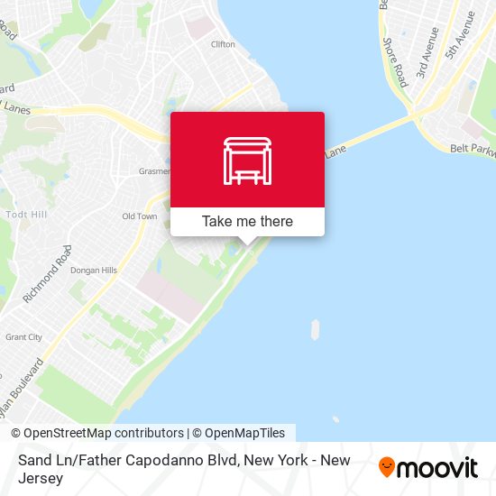 Sand Ln/Father Capodanno Blvd map