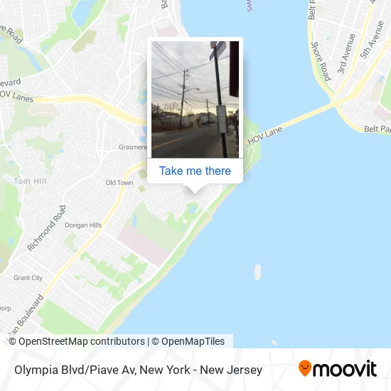Olympia Blvd/Piave Av map