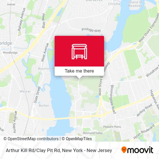 Arthur Kill Rd/Clay Pit Rd map