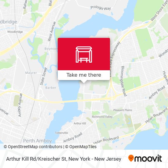 Arthur Kill Rd/Kreischer St map