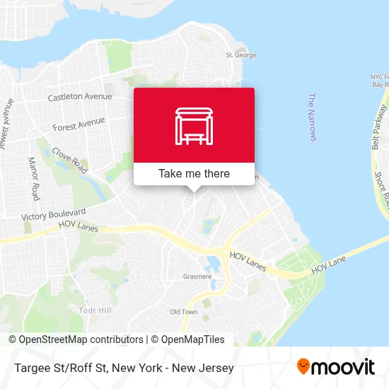 Targee St/Roff St map