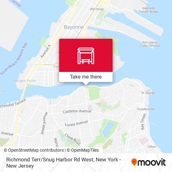 Richmond Terr / Snug Harbor Rd West map