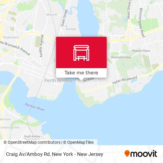 Craig Av/Amboy Rd map