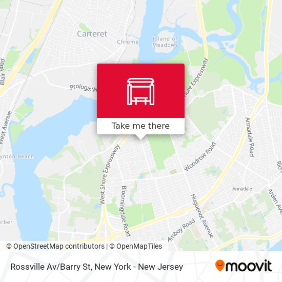 Mapa de Rossville Av/Barry  St