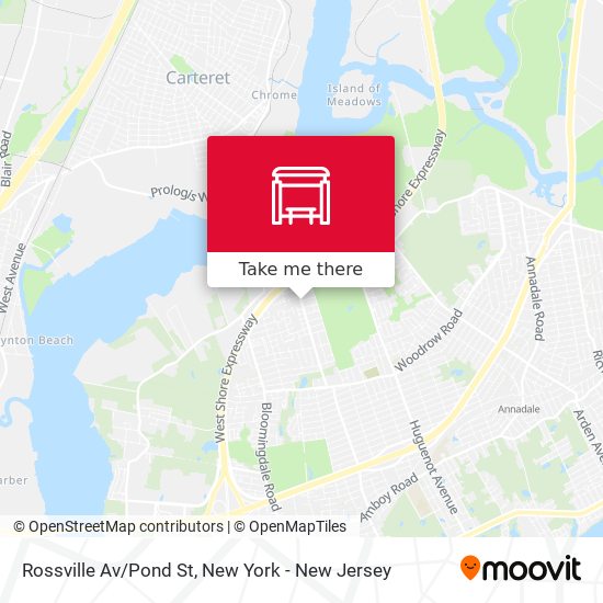Rossville Av/Pond St map