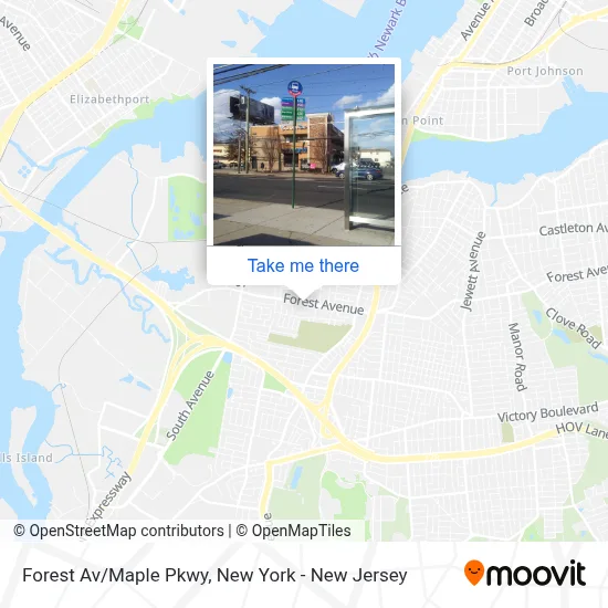 Forest Av/Maple Pkwy map