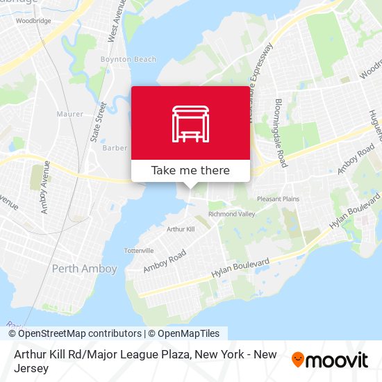 Mapa de Arthur Kill Rd / Major League Plaza
