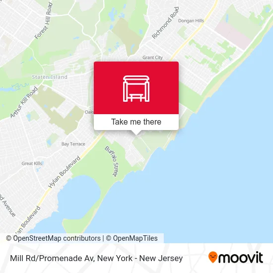 Mill Rd/Promenade Av map