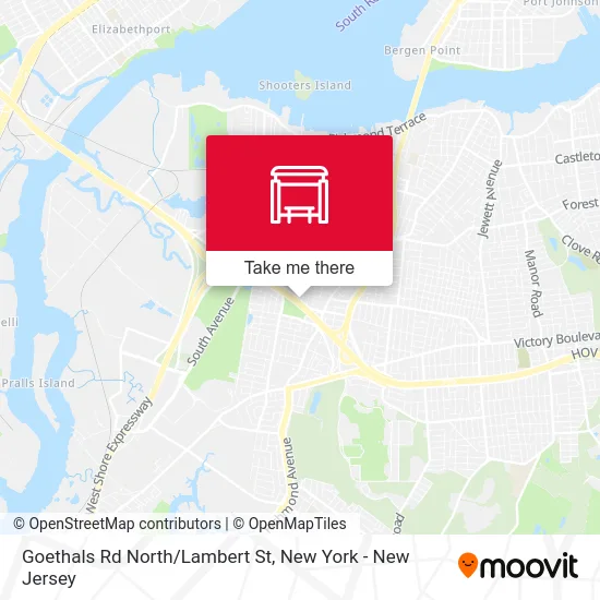 Goethals Rd North/Lambert St map