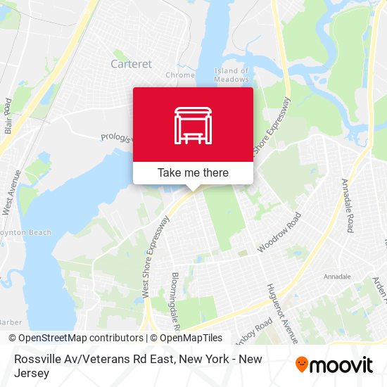 Rossville Av/Veterans Rd East map