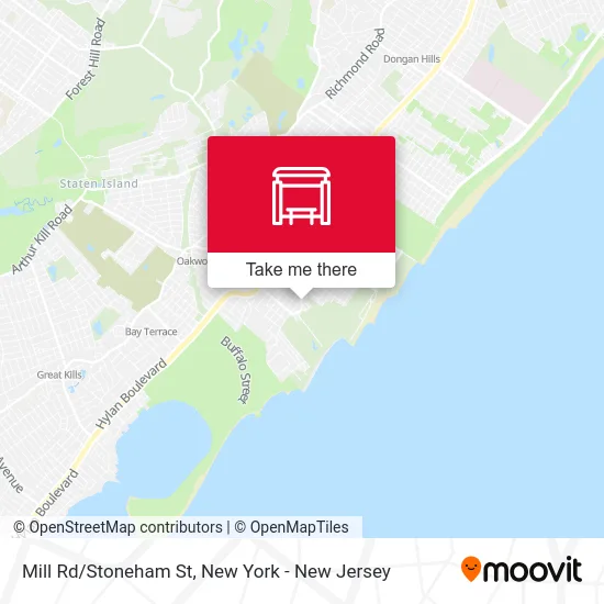 Mill Rd/Stoneham St map