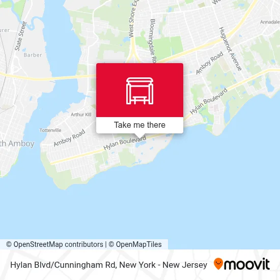 Hylan Blvd/Cunningham Rd map