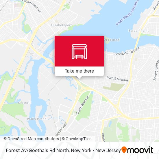 Forest Av/Goethals Rd North map