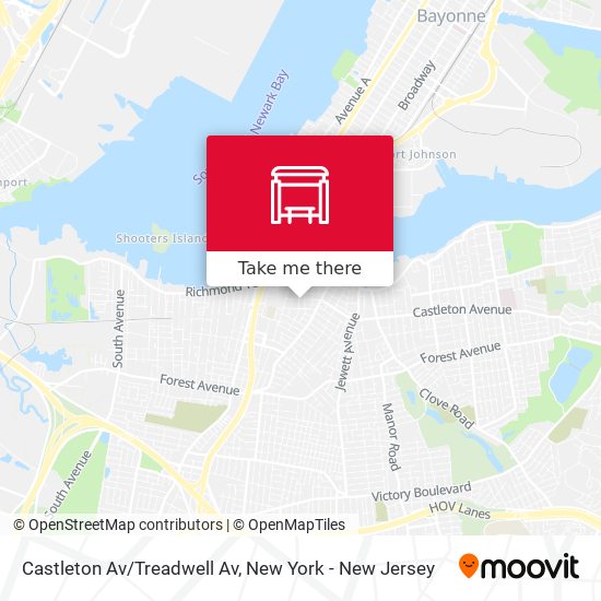 Mapa de Castleton Av/Treadwell Av