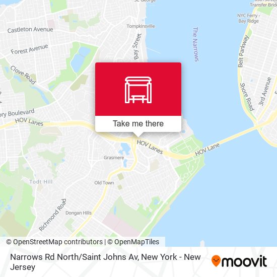 Narrows Rd North / Saint Johns Av map