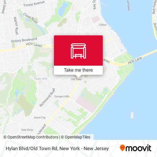 Hylan Blvd/Old Town Rd map