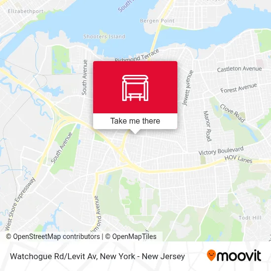 Watchogue Rd/Levit Av map