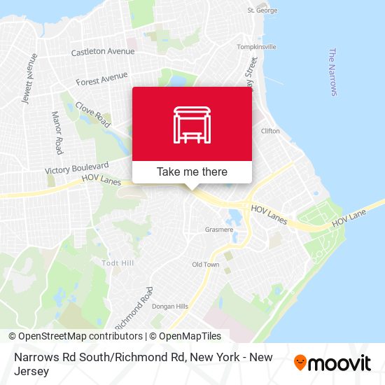 Narrows Rd South/Richmond Rd map