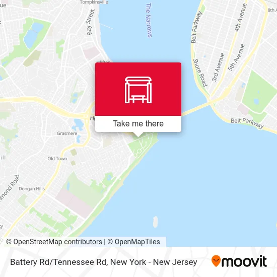 Battery Rd/Tennessee Rd map