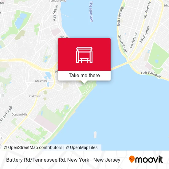 Battery Rd/Tennessee Rd map