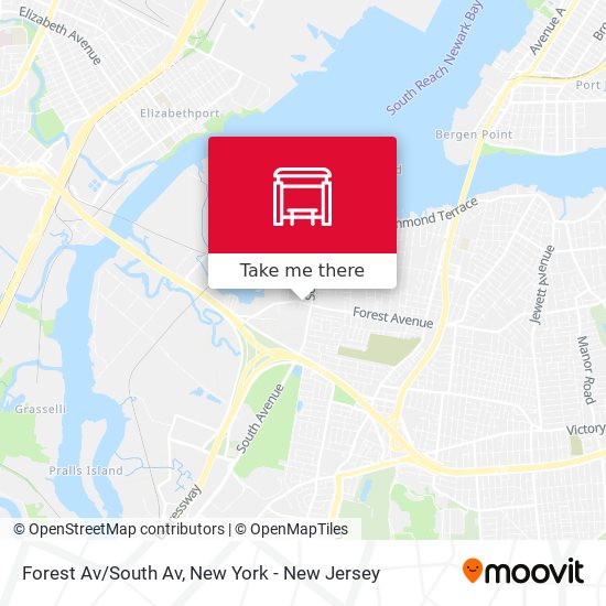 Forest Av/South Av map