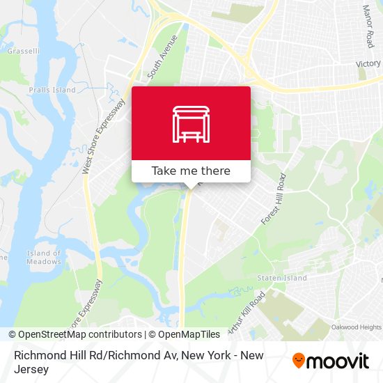 Richmond Hill Rd/Richmond Av map