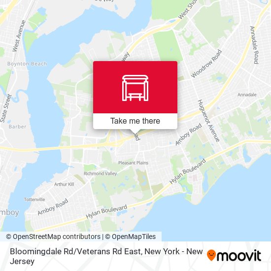 Bloomingdale Rd / Veterans Rd East map