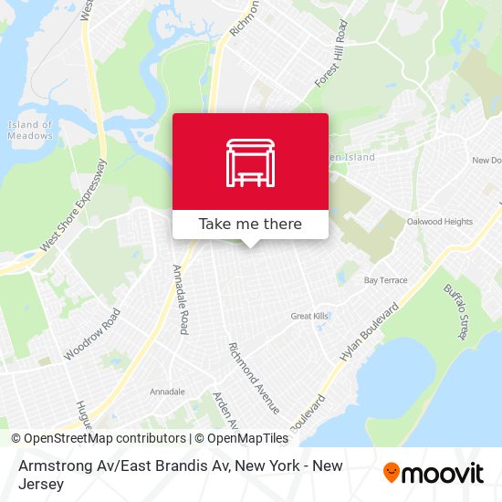 Armstrong Av/East Brandis Av map