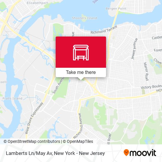 Mapa de Lamberts Ln/May Av
