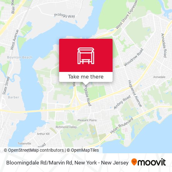 Mapa de Bloomingdale Rd/Marvin Rd