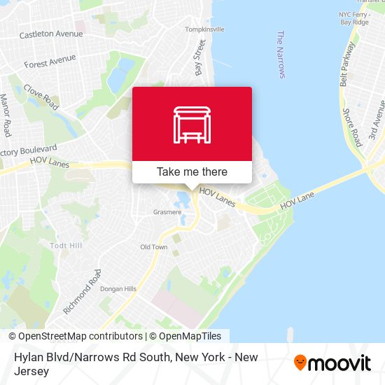 Hylan Blvd/Narrows Rd South map