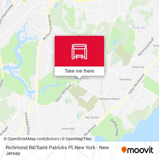 Mapa de Richmond Rd/Saint Patricks Pl