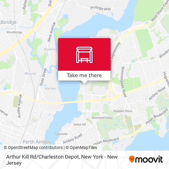 Arthur Kill Rd / Charleston Depot map