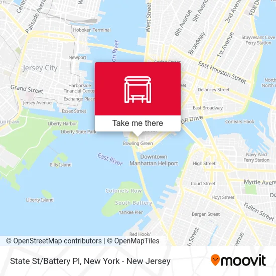 State St/Battery Pl map