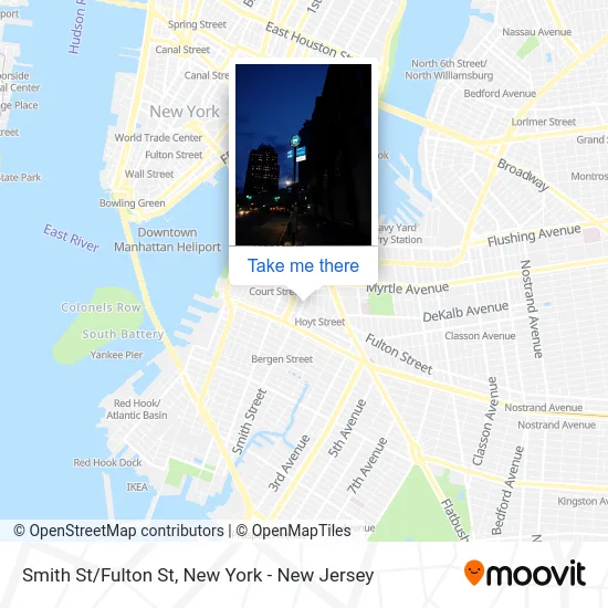 Smith St/Fulton St map