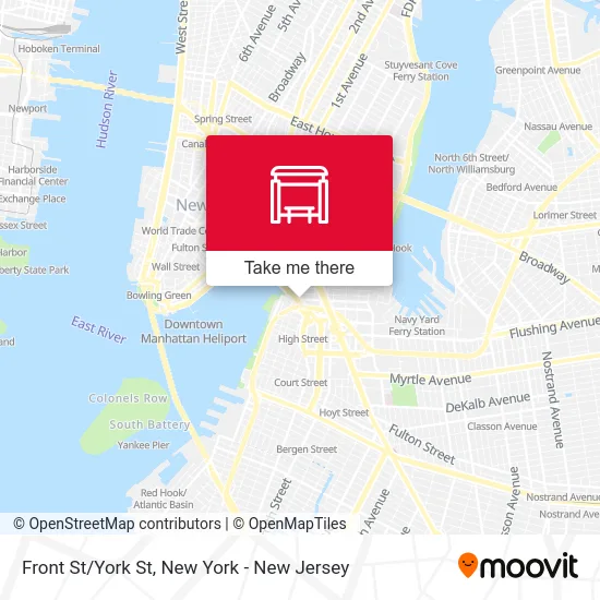 Front St/York St map