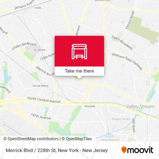 Merrick Blvd / 228th St map