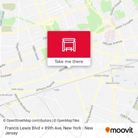 Mapa de Francis Lewis Blvd + 89th Ave
